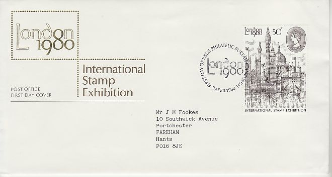 London 1980 First Day Cover
