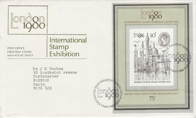 London 1980 First Day Cover