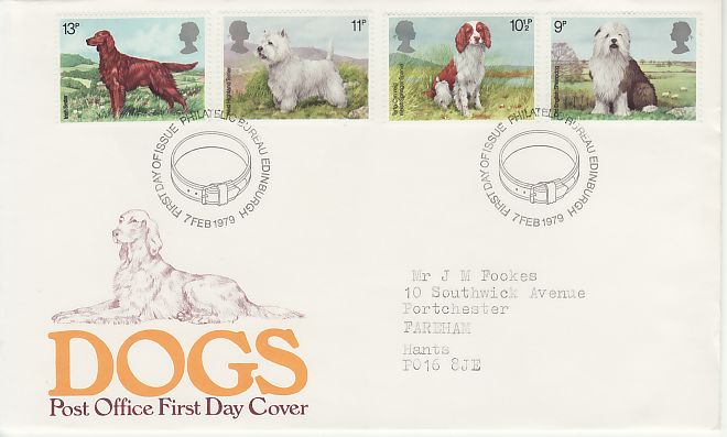 Dogs First Day Cover