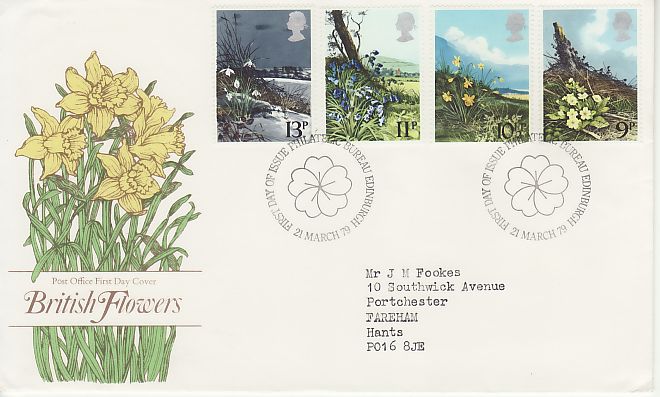 British Flowers First Day Cover