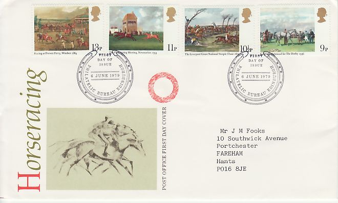 Horseracing First Day Cover