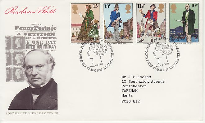 Rowland Hill First Day Cover