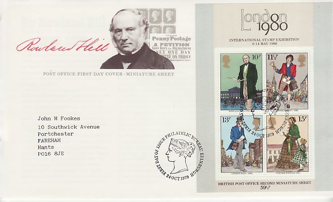 Rowland Hill First Day Cover