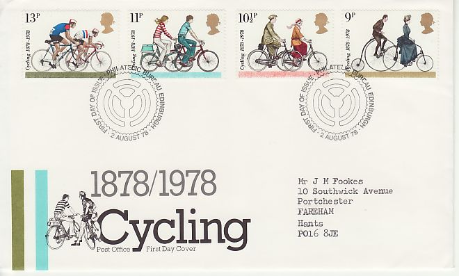 Cycling First Day Cover