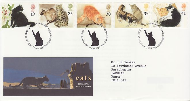 Cats First Day Cover
