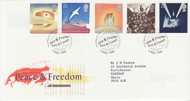 Peace & Freedom First Day Cover