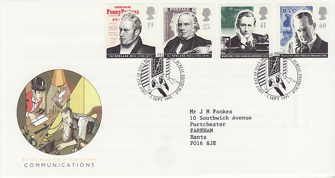 Communications First Day Cover