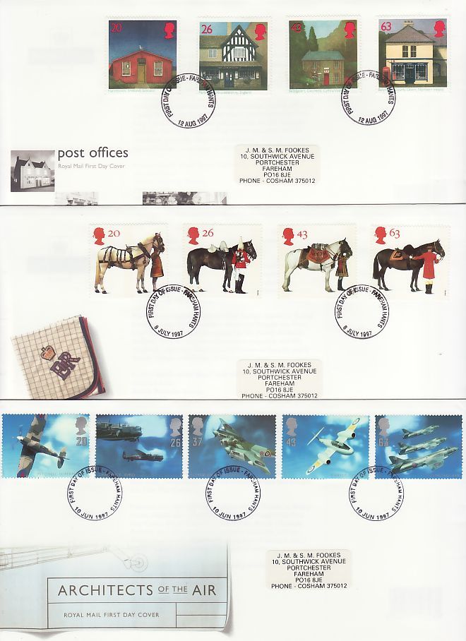 1997 First Day Covers