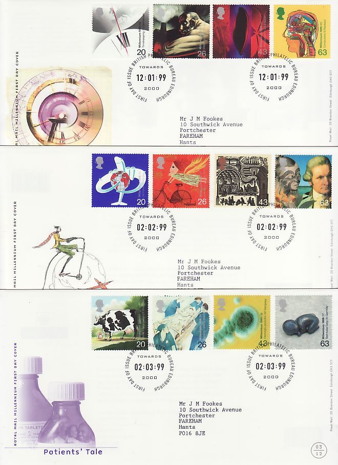 1999 First Day Covers