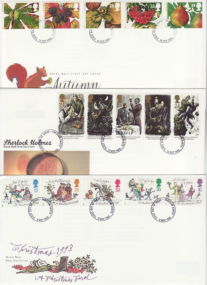 1993 First Day Covers