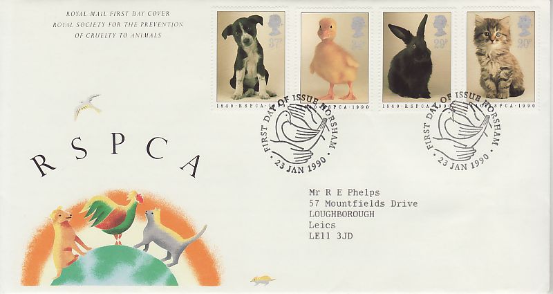 RSPCA First Day Cover