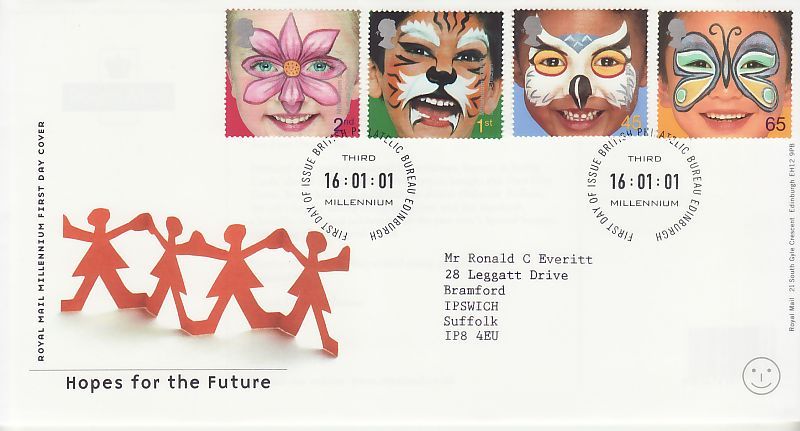 Hopes for the Future First Day Cover