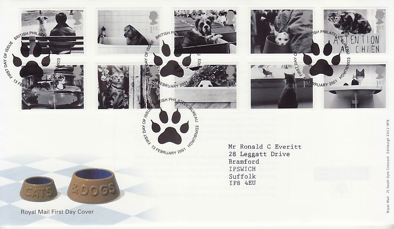 Cats and Dogs First Day Cover