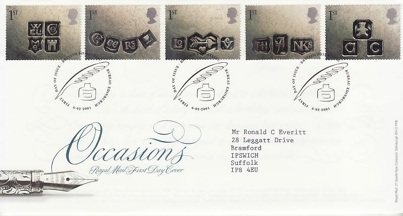 Occasions First Day Cover