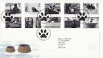 2001-02-13 Cats & Dogs Stamps Bureau FDC (70166)