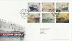 2004-04-13 Ocean Liners Stamps  Southampton FDC (70204)