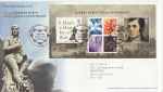 2009-01-22 Robert Burns Stamps M/S Alloway FDC (70515)