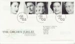 2002-02-06 Golden Jubilee Stamps T/House FDC (71013)