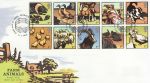 2005-01-11 Farm Animals Stamps Paddock FDC (71816)