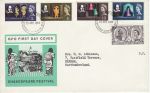 1964-04-23 Shakespeare Stamps Stratford FDC (76390)