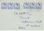 1957-09-12 Parliamentary Conference Fulham SW6 FDC (76418)